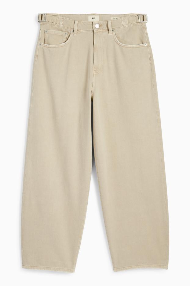 Herren - Hose - Baggy Fit - taupe