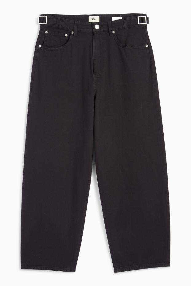 Herren - Hose - Baggy Fit - schwarz