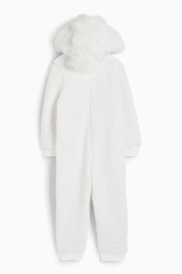 Enfants filles - Licorne - combinaison - blanc crème