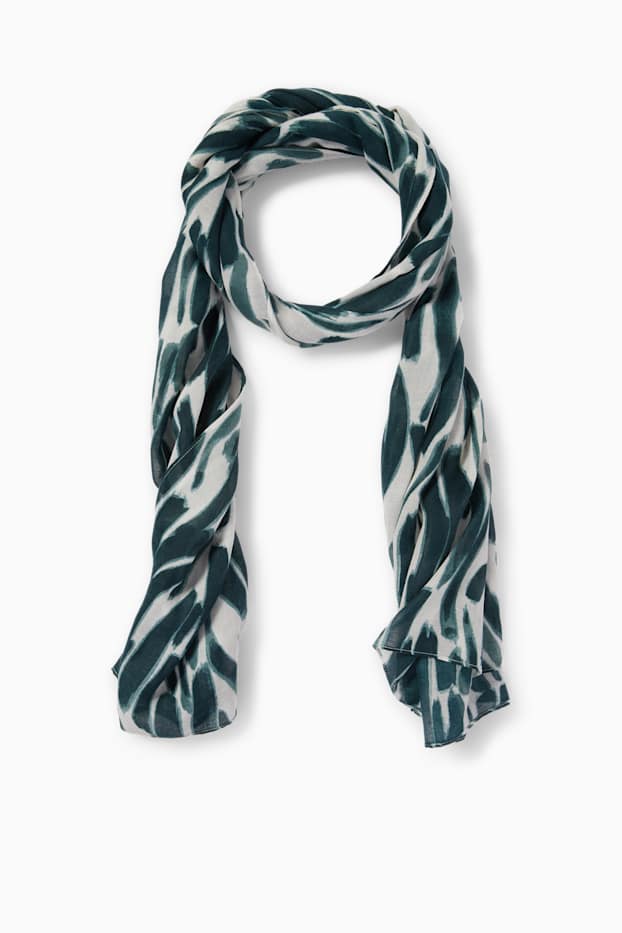 Dona - Mocador - estampat - verd fosc