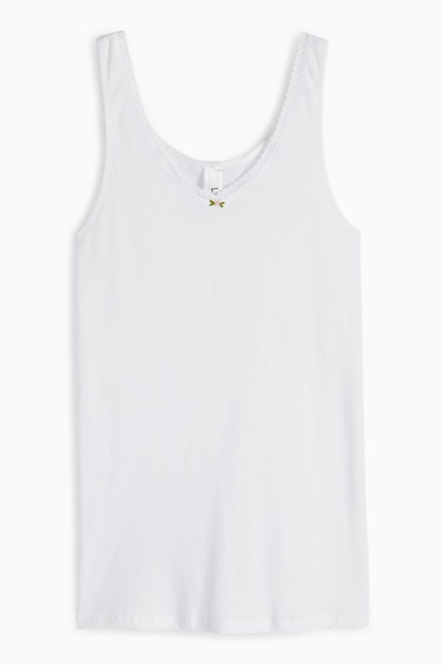 Femmes - Caraco - blanc