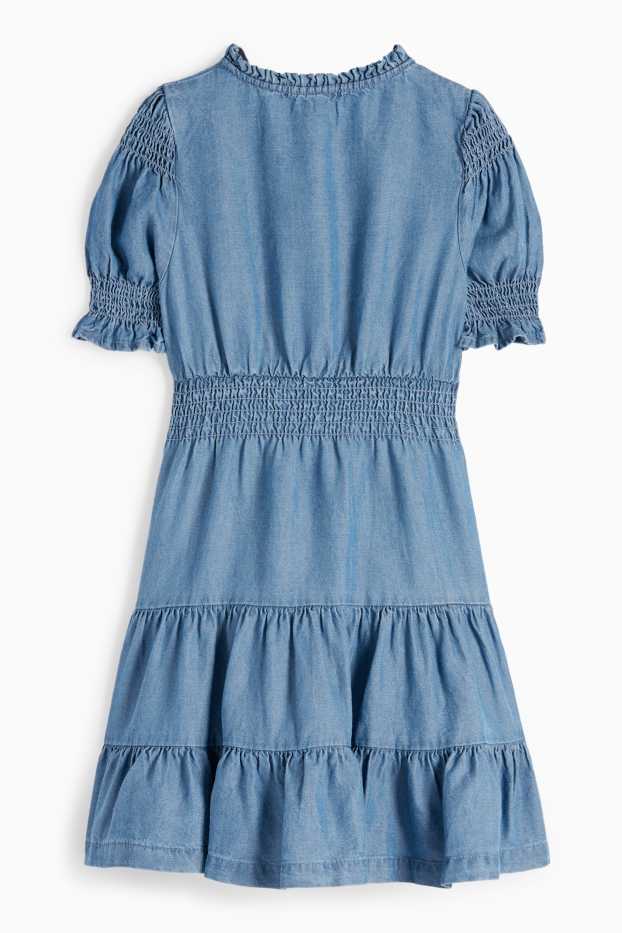 Copii - Fete - Rochie din denim - albastru