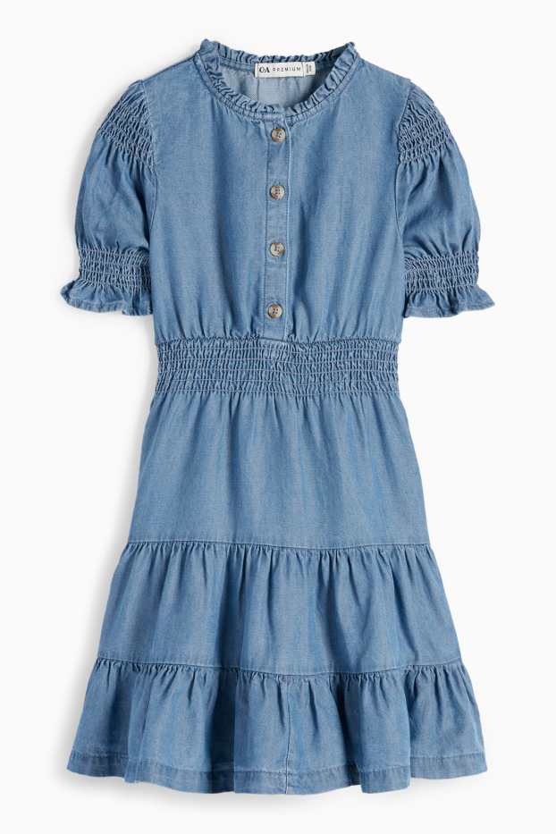 Copii - Fete - Rochie din denim - albastru