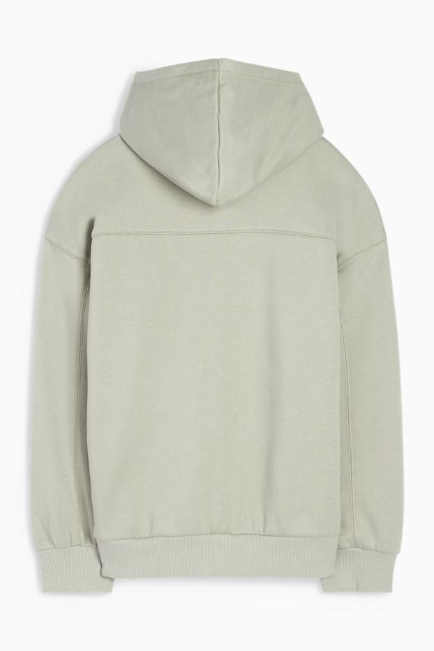 Enfants filles - Sweat à capuche - vert menthe