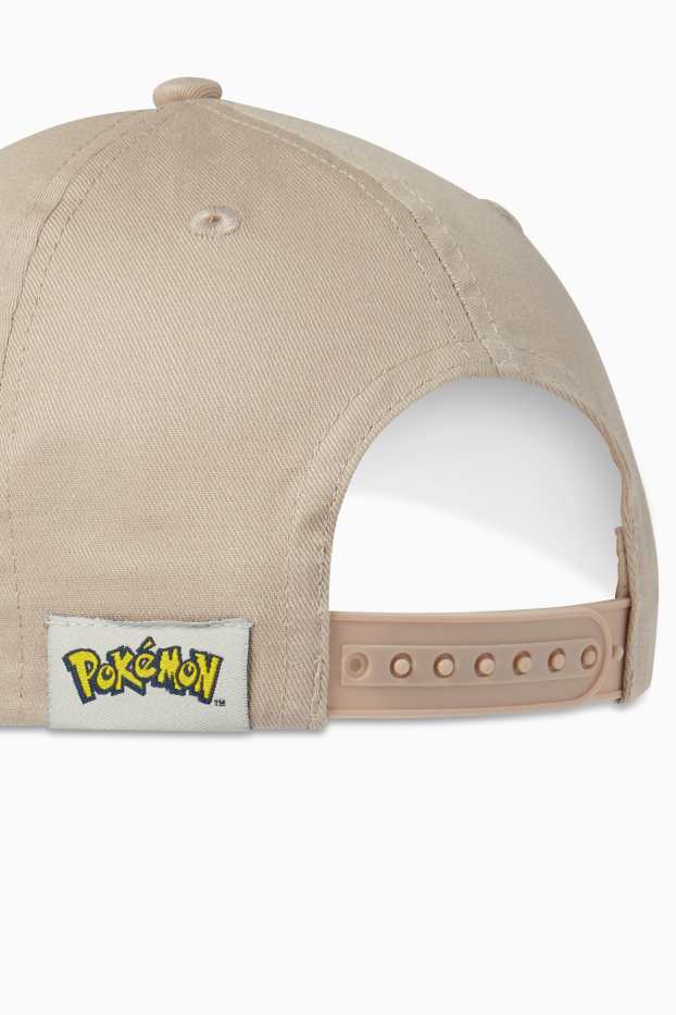 Kinder Jungen - Pokémon - Pikachu - Baseballcap - beige