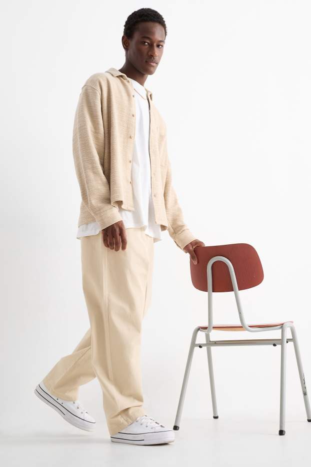 Herren - Chino - Relaxed Fit - beige