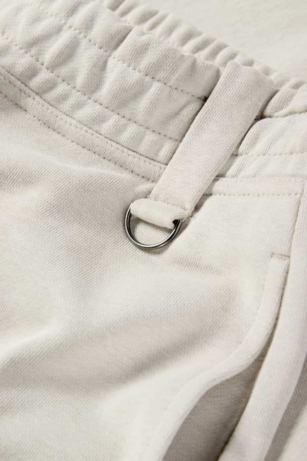 Men - Joggers - light beige