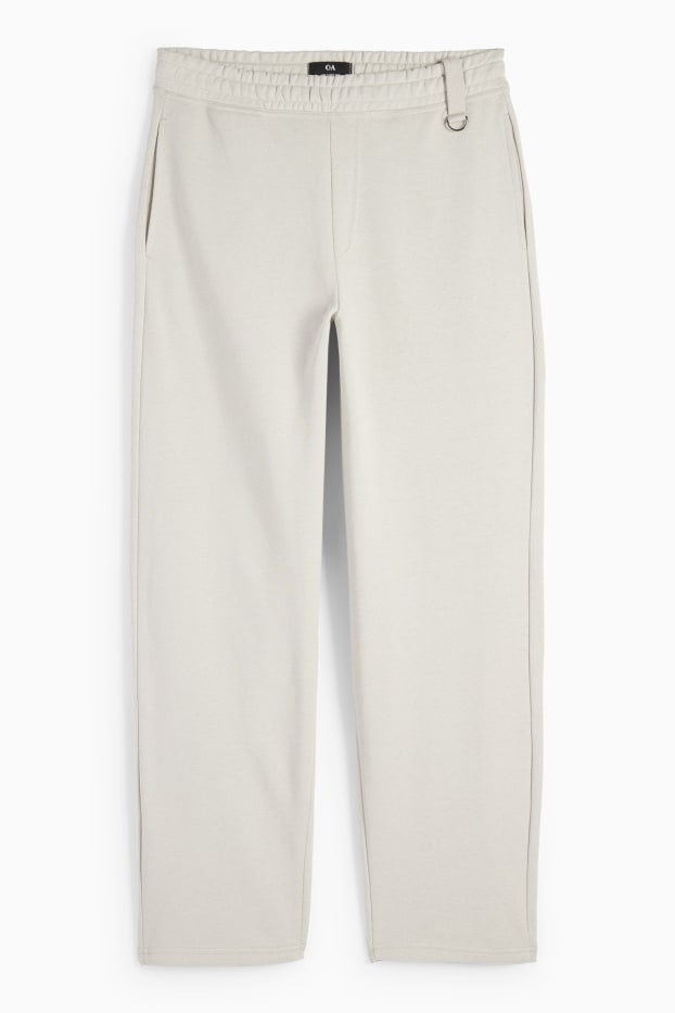 Men - Joggers - light beige