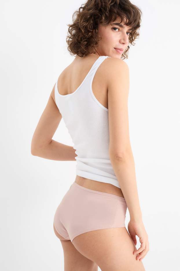 Dames - Set van 4 - hipster - zwart
