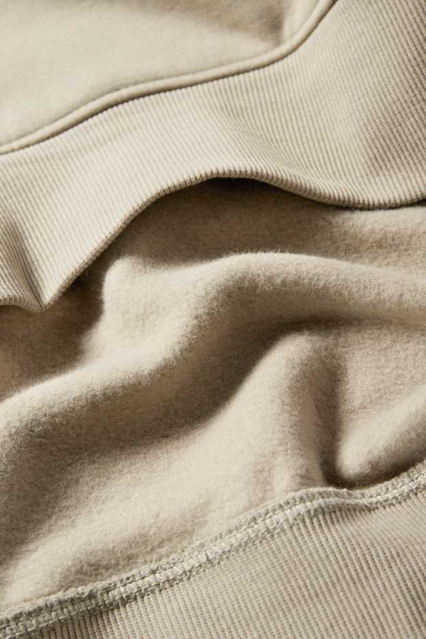 Hommes - Sweat à capuche oversize - gris