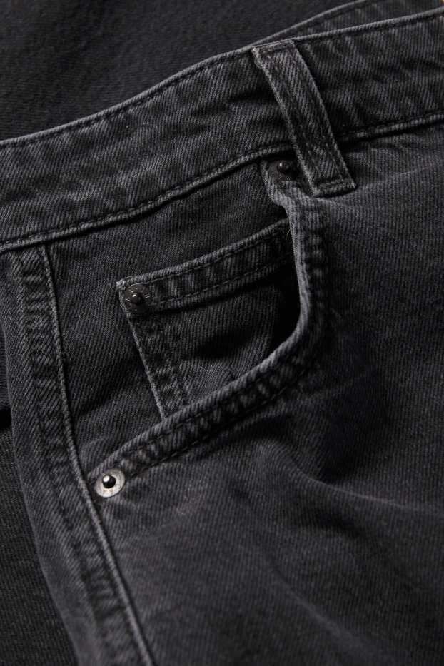 Damen - Balloon Jeans - Mid Waist - jeansgrau
