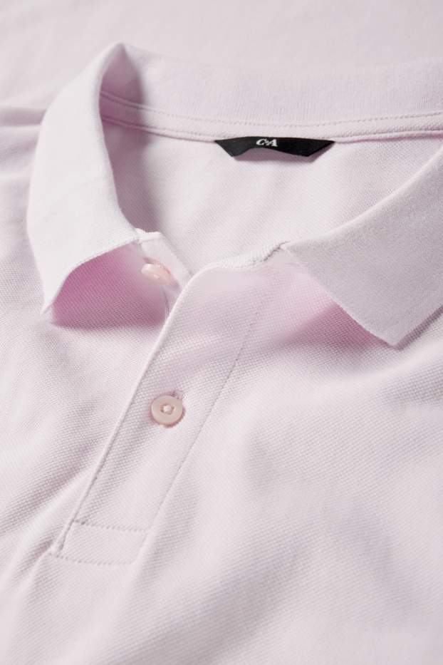 Herren - Poloshirt - hellviolett