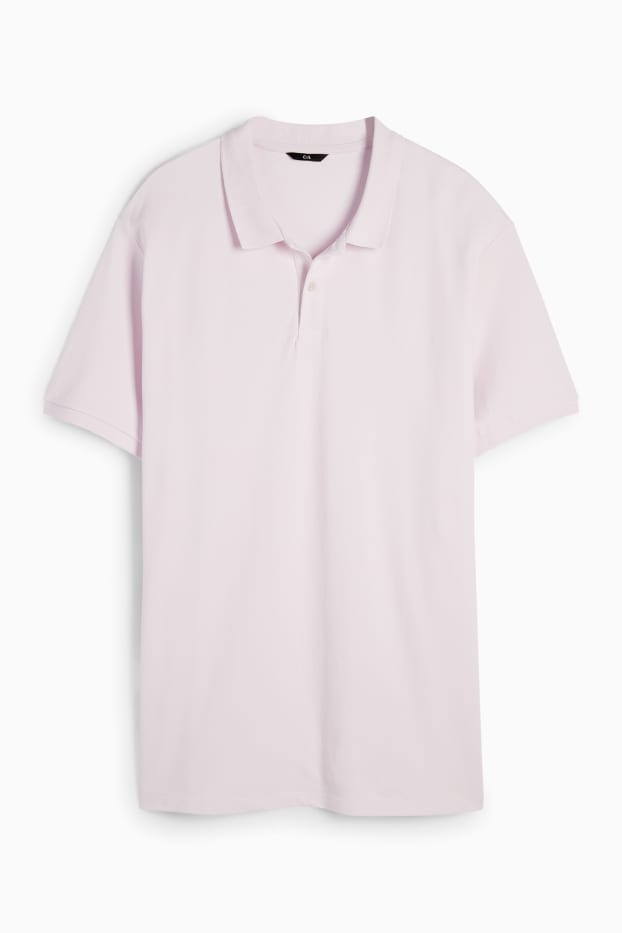 Herren - Poloshirt - hellviolett