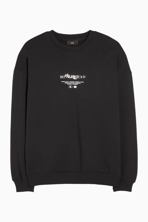 Uomo - Felpa - nero