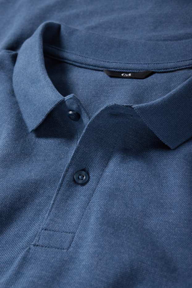 Bărbați - Tricou polo - albastru
