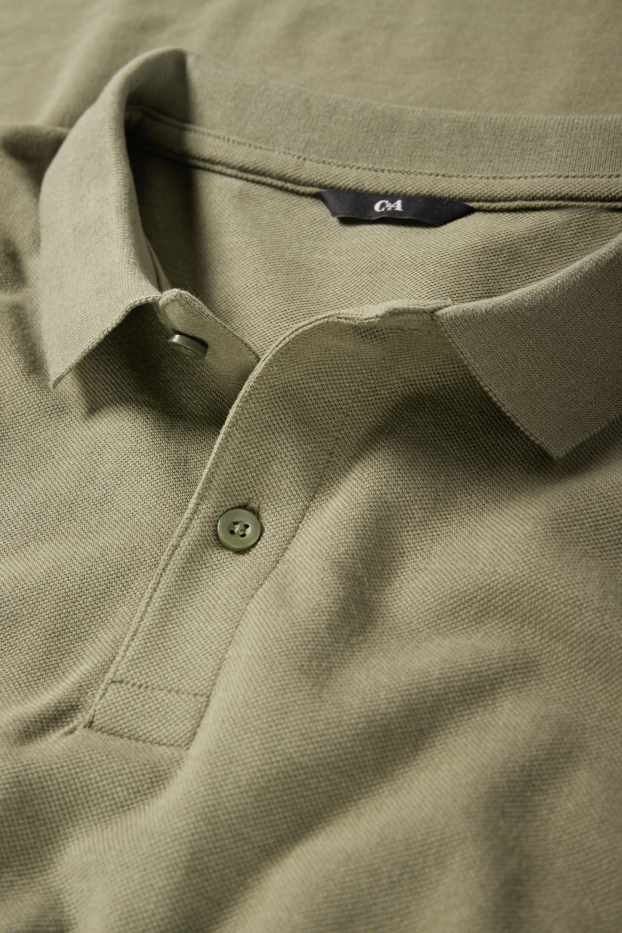 Mężczyźni - Koszulka polo - kaki