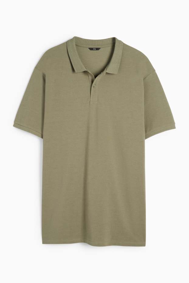 Mężczyźni - Koszulka polo - kaki