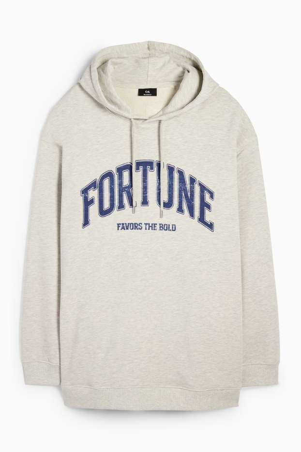 Men - Hoodie - light gray-melange