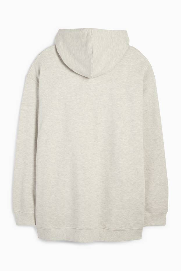Men - Hoodie - light gray-melange