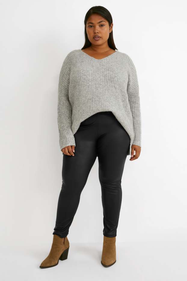 Femmes - Legging - synthétique - noir