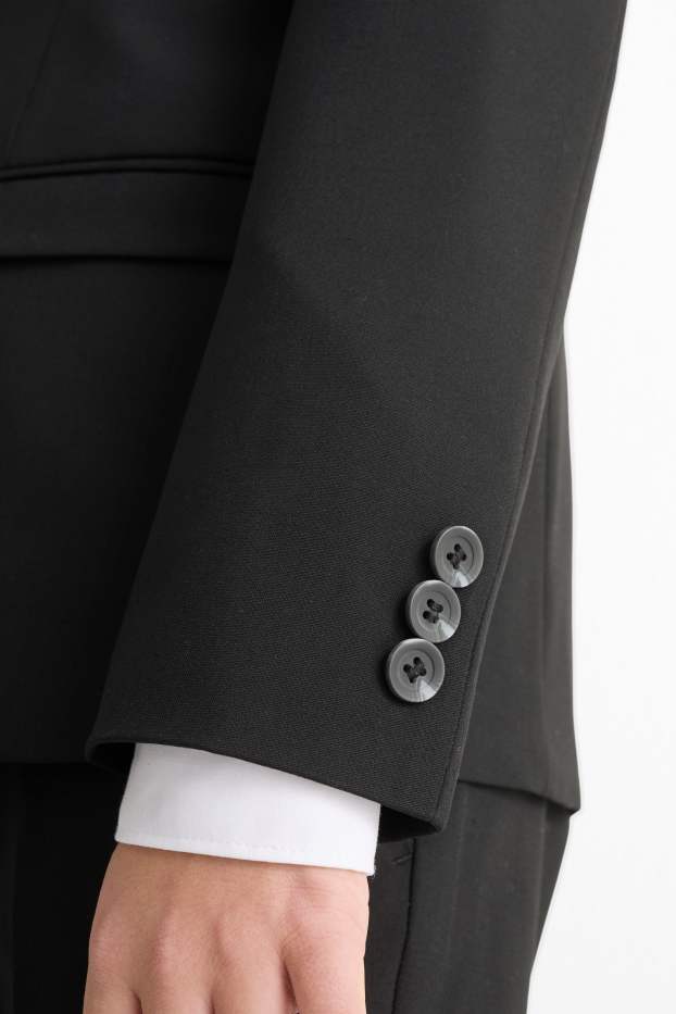 Kinder Jungen - Baukasten-Sakko - Stretch - LYCRA® - schwarz