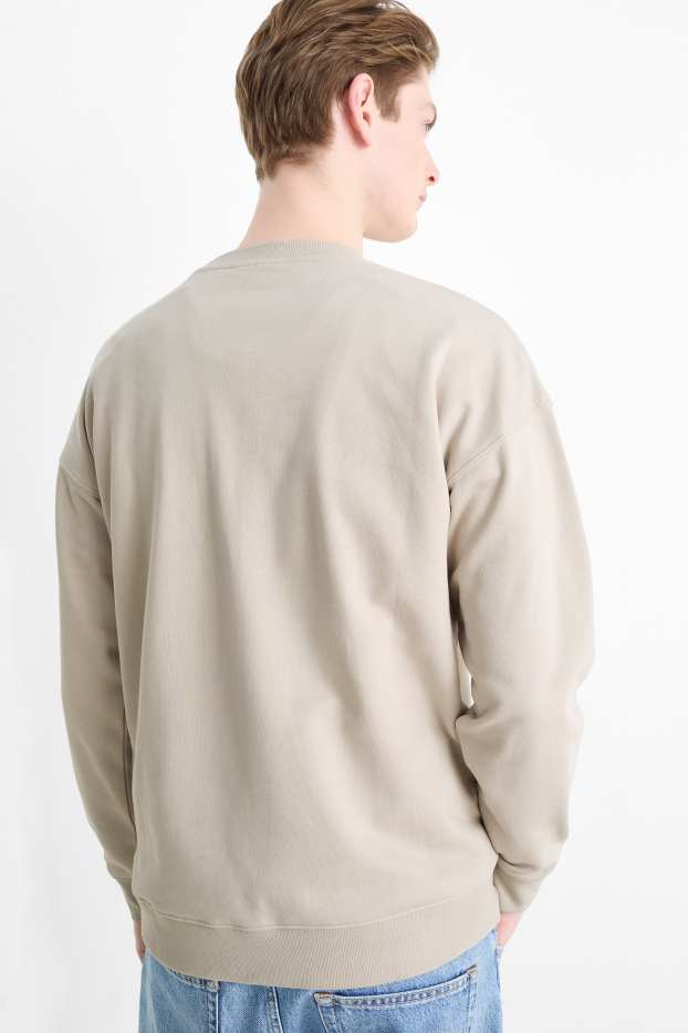 Heren - Sweatshirt - beige