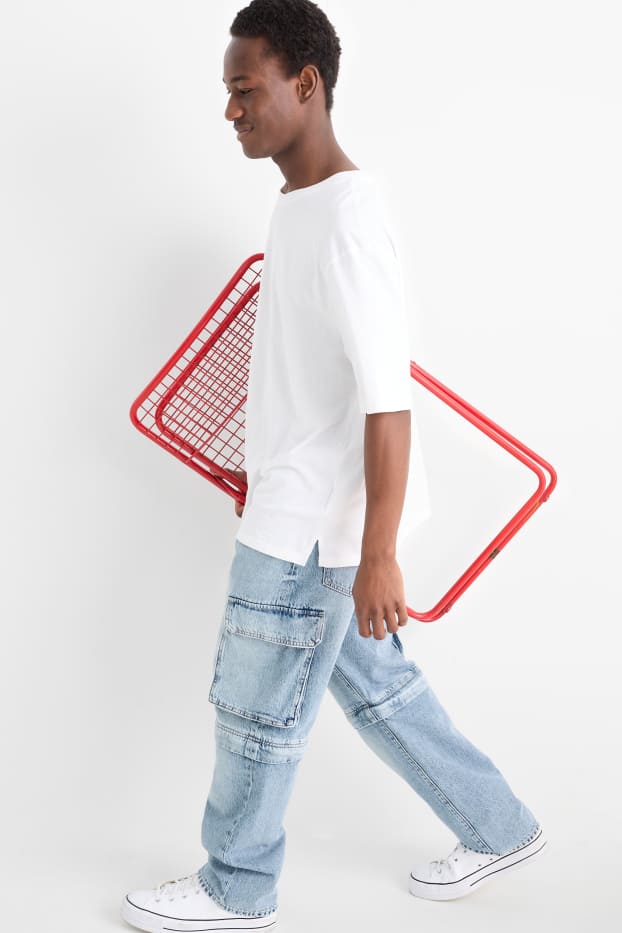 Bărbați - Cargo jeans - denim-albastru deschis