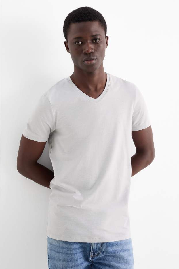 Home - Samarreta de màniga curta - slim fit - Flex - gris