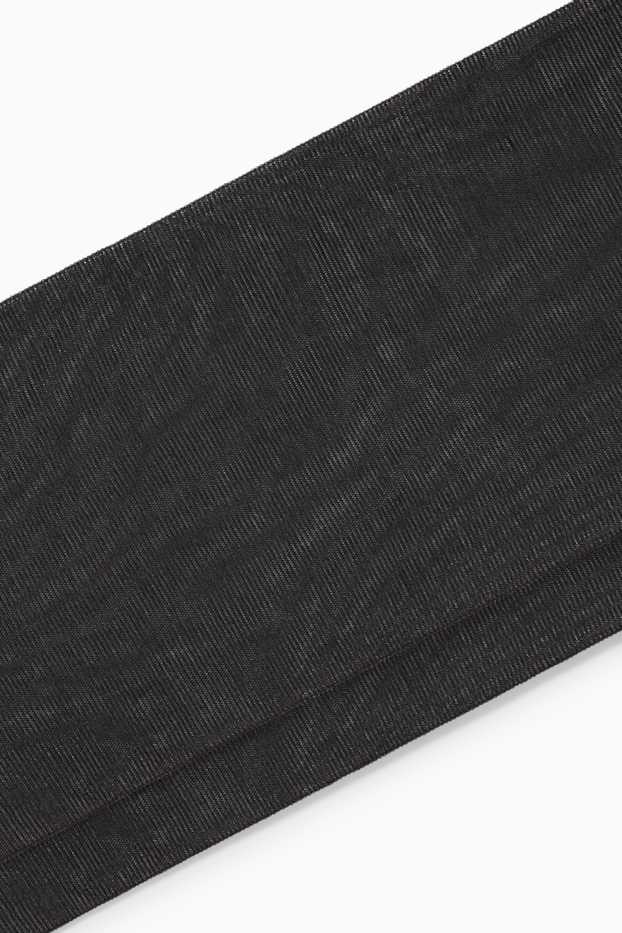 Femmes - Lot de 2 - collants fins - LYCRA® - 20 DEN - noir