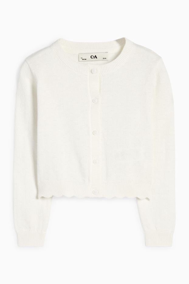 Bambine - Cardigan - bianco crema