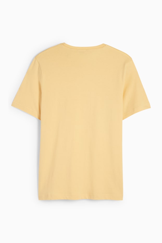Men - T-shirt - regular fit - yellow