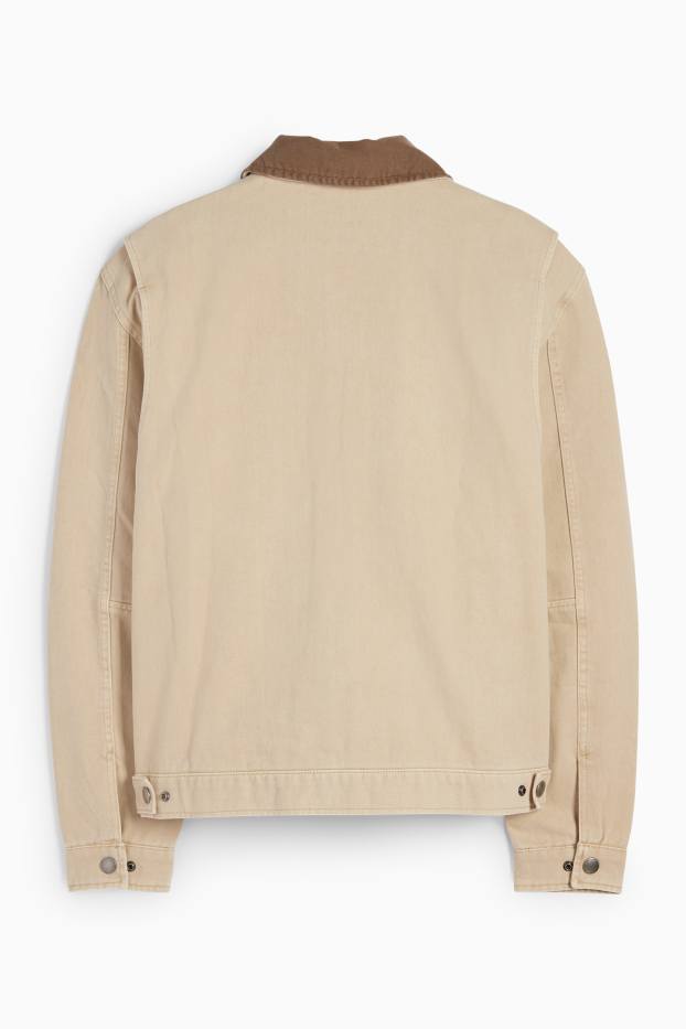 Heren - Jas - licht beige