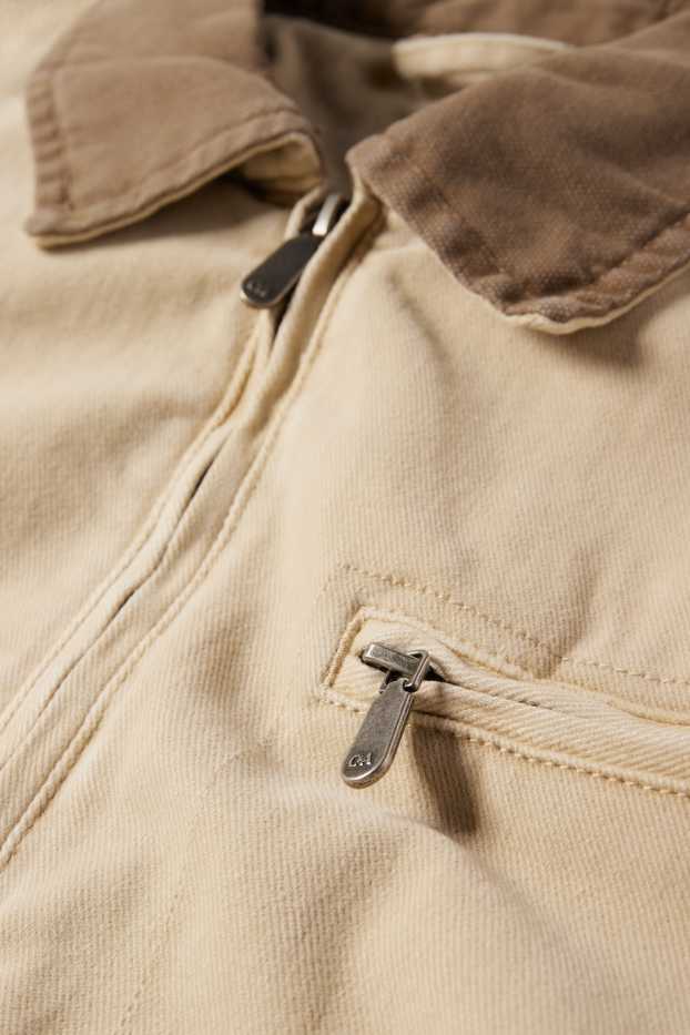 Heren - Jas - licht beige
