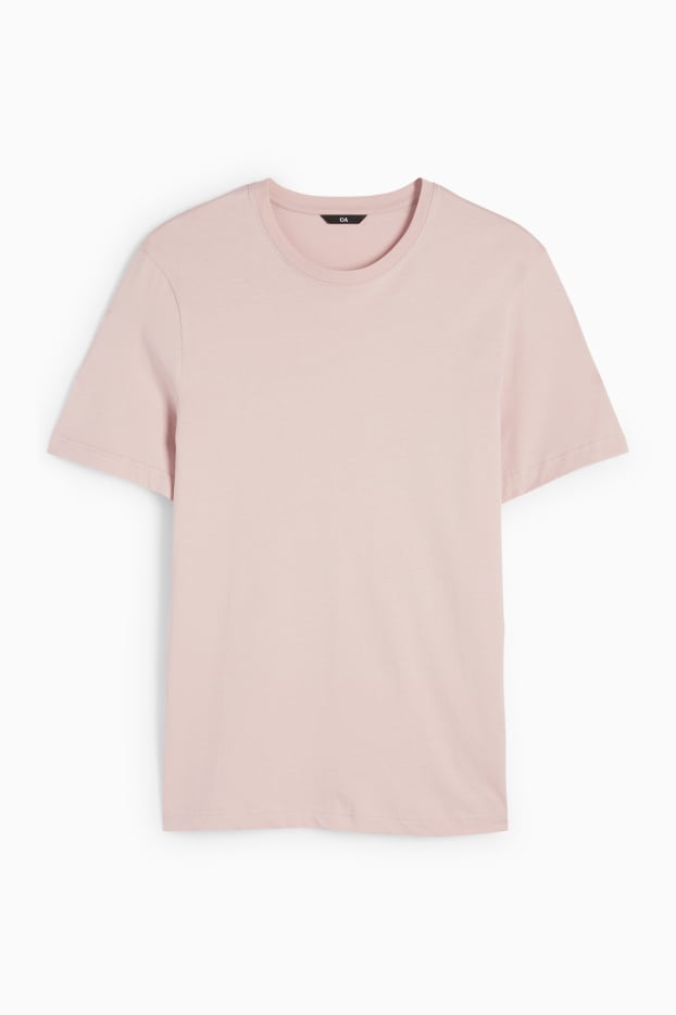 Uomo - T-shirt - regular fit - rosa