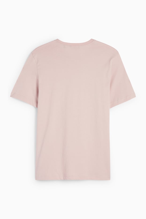 Uomo - T-shirt - regular fit - rosa