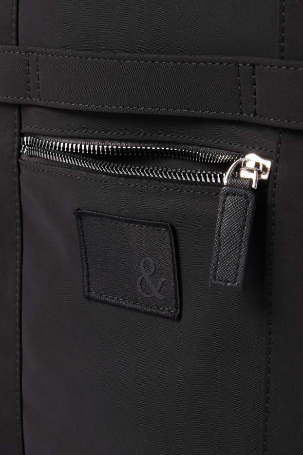 Heren - Grote shopper - zwart