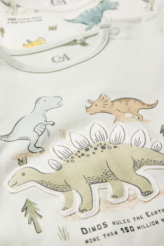 Baby Boys - Multipack of 2 - dinosaur - baby pyjamas - 4 piece - mint green