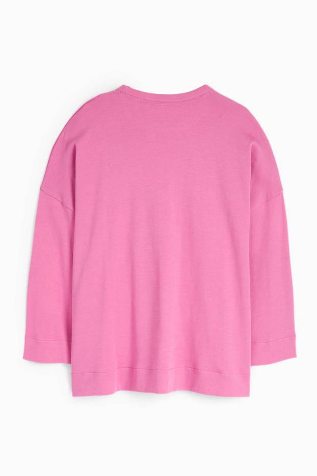 Women - Basic sweatshirt - violet