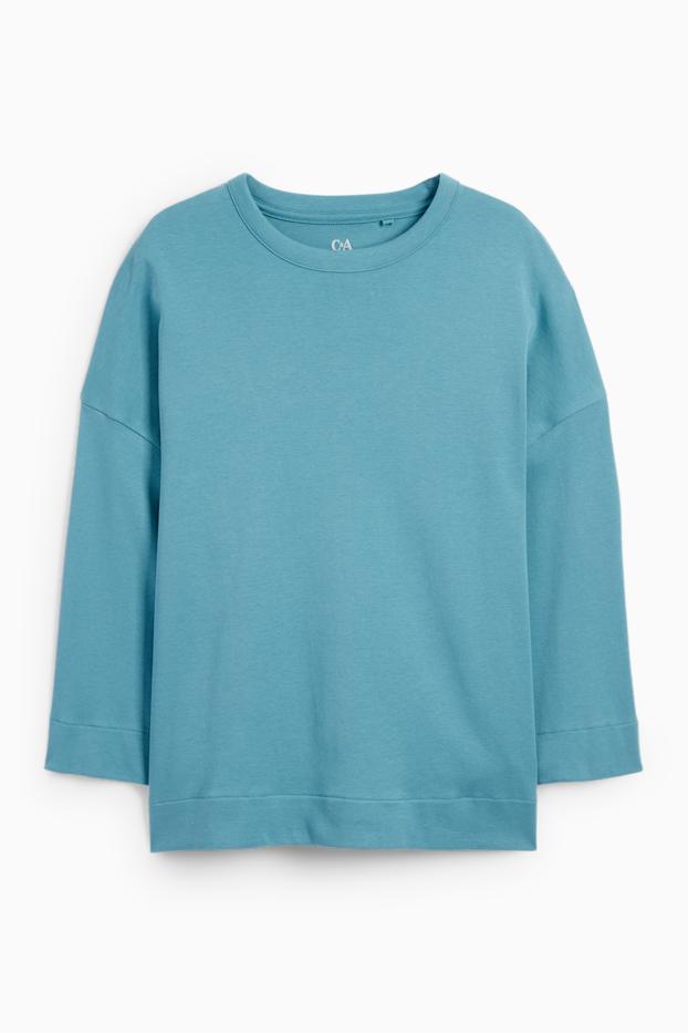 Femmes - Sweat basique - turquoise