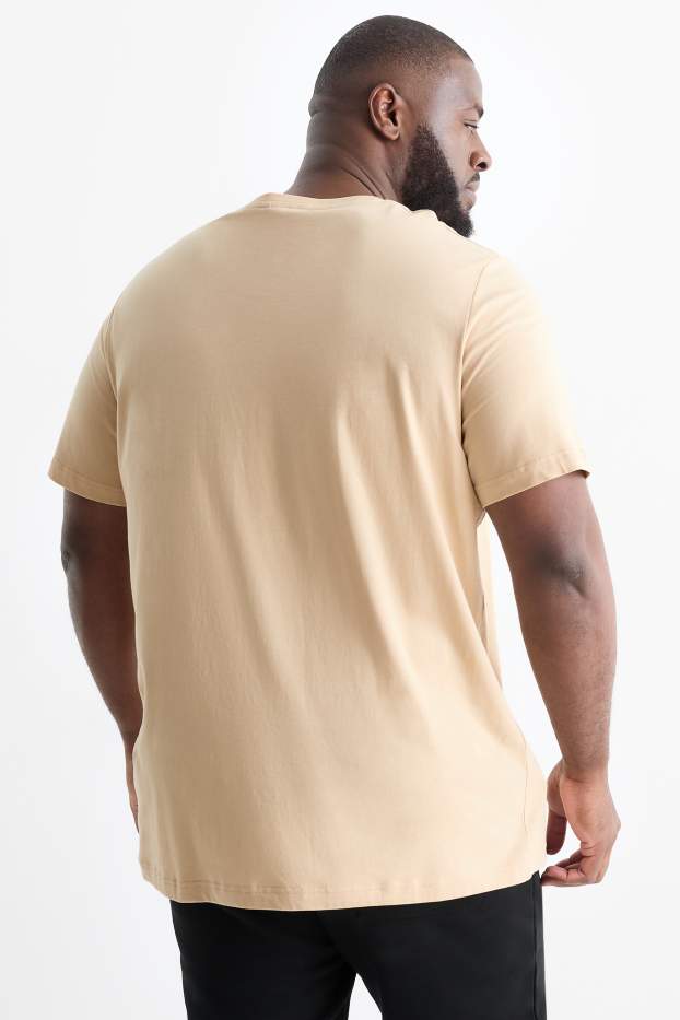 Men - T-shirt - taupe