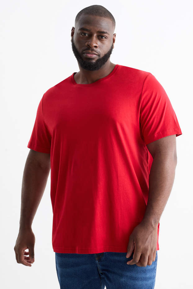 Herren - T-Shirt - dunkelrot