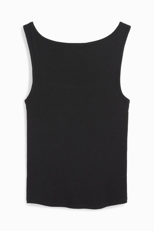 Mujer - Top crop - negro