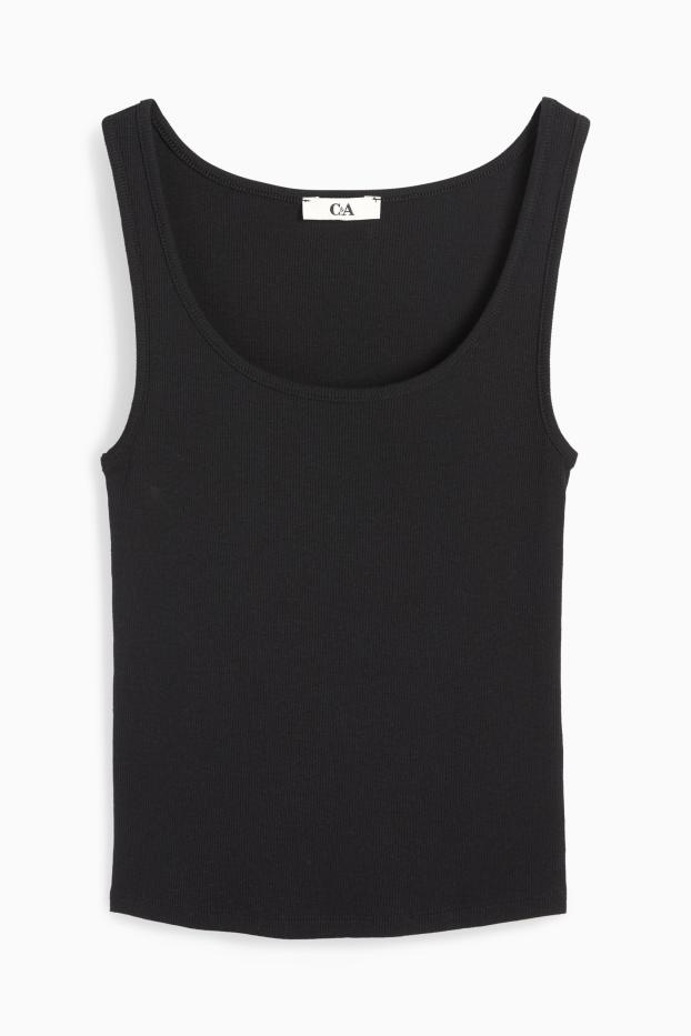 Mujer - Top crop - negro