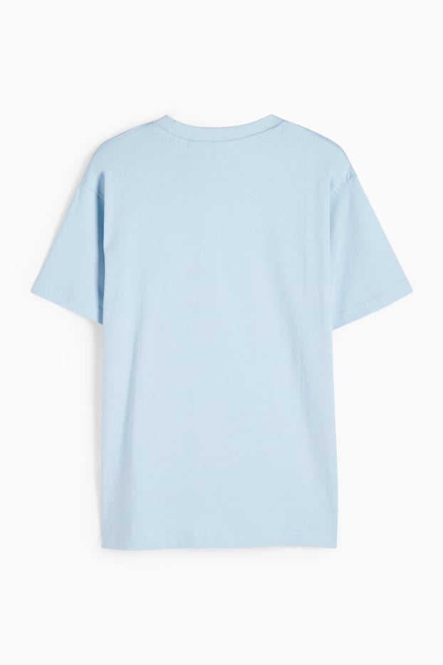 Enfants garçons - Graffiti - T-shirt - bleu clair