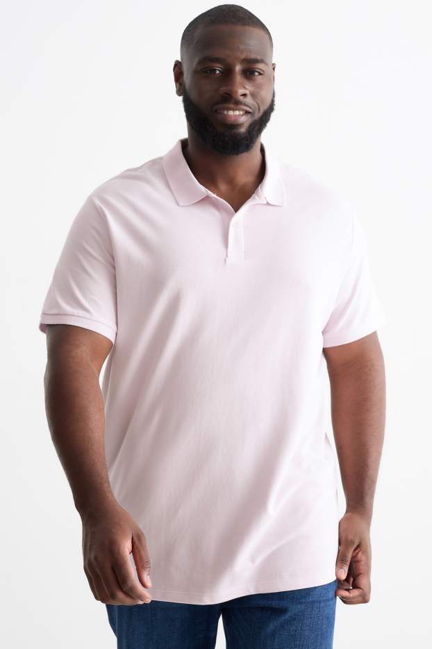 Herren - Poloshirt - hellviolett