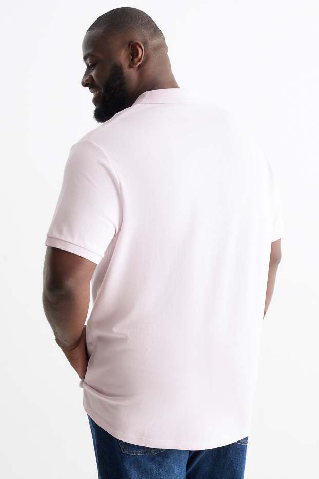 Herren - Poloshirt - hellviolett