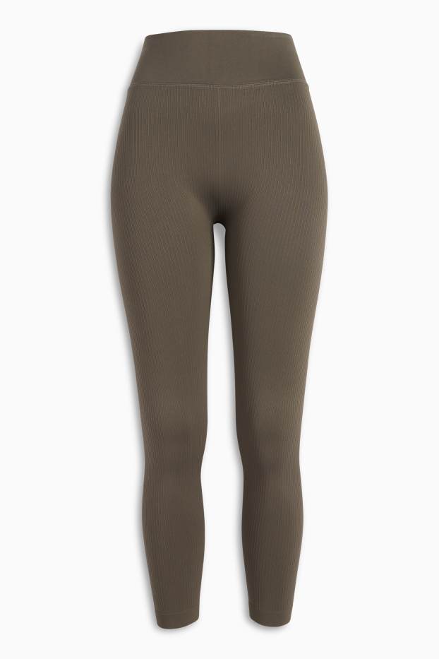 Femmes - Legging de sport - sans coutures - gris foncé