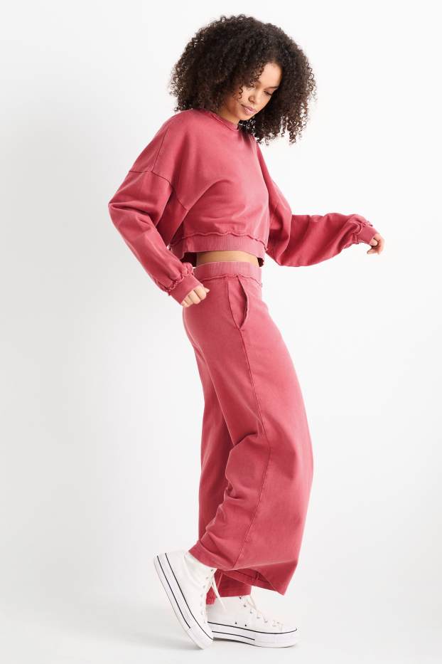 Femmes - Pantalon de jogging - corail