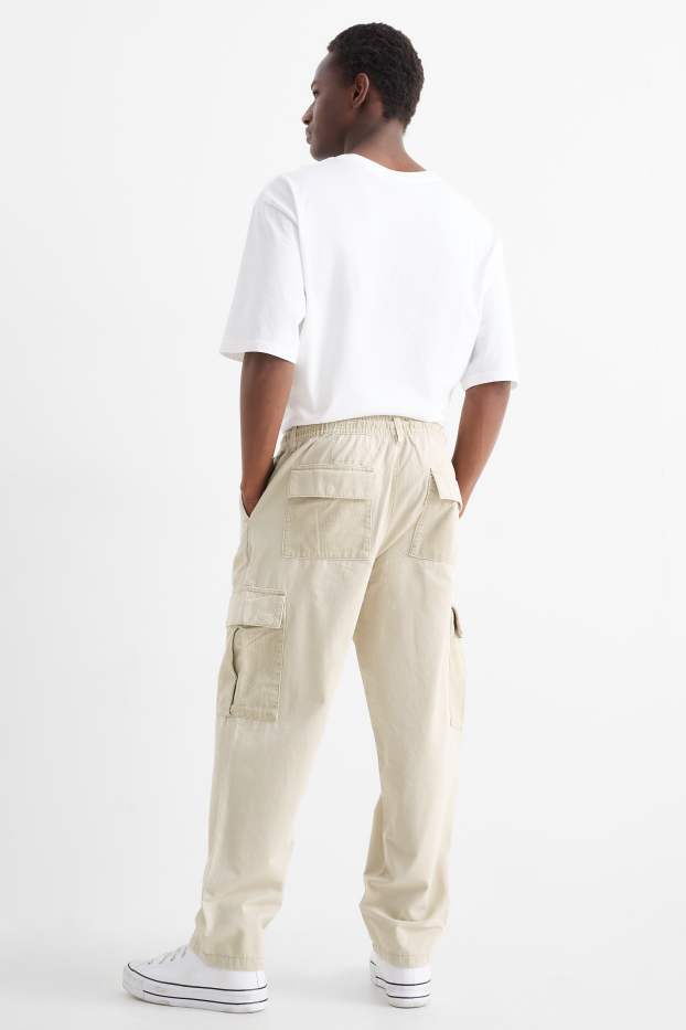 Herren - Cargohose - Relaxed Fit - beige