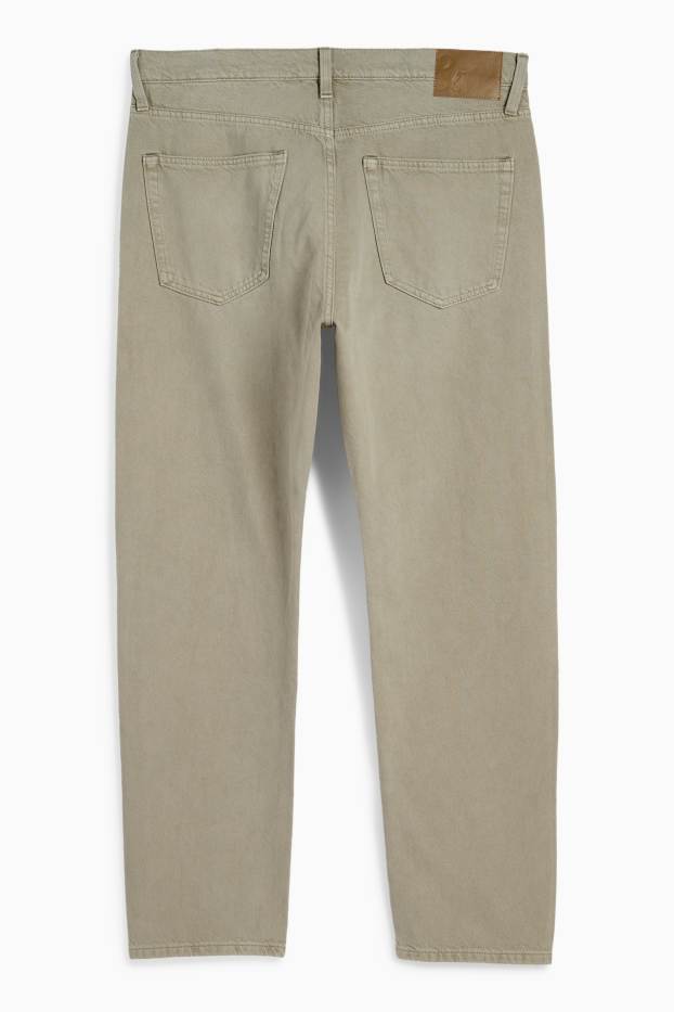 Pánské - Regular jeans - zelená